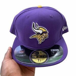 New Era Minnesota Vikings Fitted Hat 7 7/8